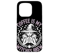 Coffee Is My Witches Brew Witchy Vibe Café de Halloween Carcasa para iPhone 15 Pro
