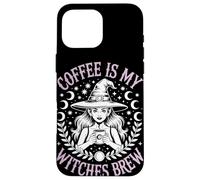 Coffee Is My Witches Brew Witchy Vibe Café de Halloween Carcasa para iPhone 16 Pro MAX