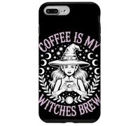 Coffee Is My Witches Brew Witchy Vibe Café de Halloween Carcasa para iPhone 7 Plus/8 Plus