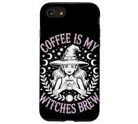 Coffee Is My Witches Brew Witchy Vibe Café de Halloween Carcasa para iPhone SE (2020) / 7/8