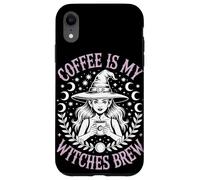 Coffee Is My Witches Brew Witchy Vibe Café de Halloween Carcasa para iPhone XR