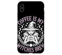 Coffee Is My Witches Brew Witchy Vibe Café de Halloween Carcasa para iPhone XS MAX