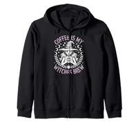 Coffee Is My Witches Brew Witchy Vibe Café de Halloween Sudadera con Capucha