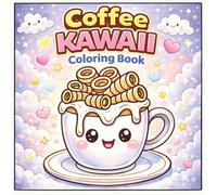 Coffee Kawaii Coloring Book: Cute & Cozy Coffee-Themed Coloring Pages for Relaxation | Adorable Kawaii Café Designs, Sweet Treats & Smiling Cups | Stress-Relief Coloring Book for Teens & Adults
