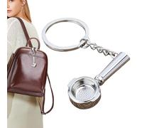 Coffee Keychains Women | Key Chain Accessories | Lightweight Key Decor, Coffee Portafilter Pendant Coffee Lover Keychain Keychain Keychain Bag Charm Coffee Accessory Keychain Keychain for Coffee
