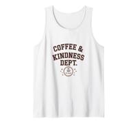 Coffee & Kindness Dept. Amantes del café Java Cute Valentine Camiseta sin Mangas