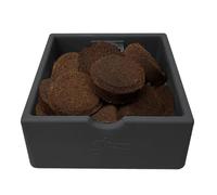Coffee Knock Box 1.5L 16x15x6,5 Cm - Contenitore Espresso Scarti Silicona Antiscivolo, Capacità 26 Tazze, Accessorio Antiurto, Per Casa Cucina Bar Ufficio Comercial