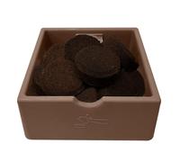 Coffee Knock Box - 16 x 15 x 6,5 cm Espresso Knock Box, 1.5L Espresso Waste Bucket, Splash Proof Coffee Knocks Boxes For Home Cafe Bar Kitchen Commercial Office Countertop Living Room