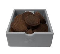 Coffee Knock Box - Barra de golpe extraíble | Recipiente para café molido, pequeño acero inoxidable duradero con extraíble y cepillo, para el hogar, cafetería, bar, cocina, oficina comercial, encimera