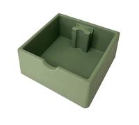 Coffee Knock Box - Cubo de residuos de espresso de 1,5 l, extraíble para espresso | Mantenimiento de comercial de la barra de la explosión del silicón del lavabo de la disposición