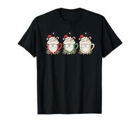 Coffee Latte Coffee Christmas GNOME Lights Lazy Last Minute Camiseta