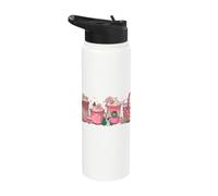 Coffee Lovers Christmas Coffee Stainless Steel Insulated Water Bottle