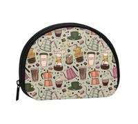 Coffee Makers - Monedero de chocolate, bonito monedero para mujer, pequeño monedero