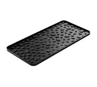 Coffee Mat - 15.75 Inch Raised Edges Mat Anti Spill With Draining Mats | Coffee Bar Accessories, 16x8in Heat-resistant Coffees Machine Mats, Silicone Dish Drying Pad For Table, Bar, And Apartment
