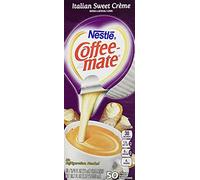 Coffee-mate Italian Sweet Creme Creamer - Rich Gelato Italian Creme Flavor - 50/box