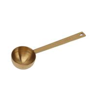 Coffee Miding Spoon 304 Acero inoxidable | Costa de manija de largo lidero de 2 lados para café en polvo/leche en polvo/fruta en polvo | Medición precisa con escala de (30ml)