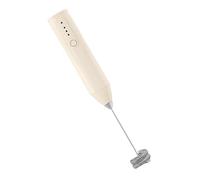 Coffee Milk Frother - Handheld Rechargeable Frother Wand for Latte, Cappuccino, Hot Chocolate | 3-Speed Coffee Whisk Kitchen Gadget for Creamy Froth, Egg Beating, Mixing Drinks, Smooth Texture