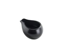 Coffee Milk Pitcher Jarra pequeña de porcelana for crema de café, 100 ml, Mini bote for salsa, jarra for servir jarabe, dispensador de crema, recipiente for jarra(Black)