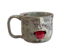 Coffee Mug - 325ml Face Shaped Beverage Cup | Cold Drink Mug for Coffee, Tea, Milk, Home, Office, Living Room, Cafe, Dining Room, Bedroom, Creative Gift, Novelty Drinkware