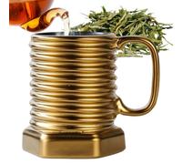 Coffee Mug | 380ml Screw Design Beverage Drinkware Spiral Hexagonal For Cappuccino Milk Cocoa Wine Juice Beer Kitchen Cafe Restaurant Home Birthday