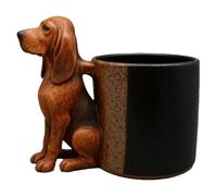 Coffee Mug - 3D Dog Shaped Beverage Cup, Heat-Resistant Desktop Beverage Mug, Novelty Tea Mugs For Home Office Living Room Cafe Diningroom Bedroom Coffee Tea Milk