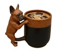 Coffee Mug - 3D Dog Shaped Beverage Cup, Novelty Animal Drink Mugs, Creative Desktop Beverage Cups for Home Office Use | Cute Dog Design Mug for Coffee Tea Milk Drinking | Decorative Drinkware