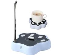 Coffee Mug Blender, Recargable Stirring Base, 4,92 x 1,18 in Automatic Mixer Gadget, Effortless Blending Action, Compact and Convenient for Coffee Tazas, Milk Cups, Glass Cups