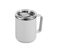 Coffee Mug - Thermal Mug | 450ml Stainless Steel Coffee Cup With Sliding Sealing Lid, Modern Insulated Travel Cup For Home Office And Camping, Double Wall Metal Brew Tumbler For Drinks