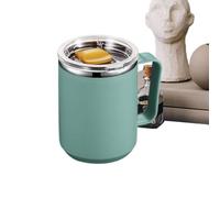 Coffee Mug - Thermal Mug | 450ml Stainless Steel Coffee Cup With Sliding Sealing Lid, Modern Insulated Travel Cup For Home Office And Camping, Double Wall Metal Brew Tumbler For Drinks