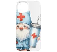 Coffee Nurse GNOME Graphic For Women For Work and Nurse Life Carcasa para iPhone 15 Plus