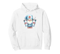 Coffee Nurse GNOME Graphic For Women For Work and Nurse Life Sudadera con Capucha