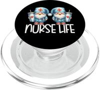 Coffee Nurse Life Needs Coffee GNOME Graphic For Nurses PopSockets PopGrip para MagSafe