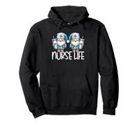 Coffee Nurse Life Needs Coffee GNOME Graphic For Nurses Sudadera con Capucha
