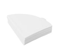 Coffee Papers 100 Count | Soft Texture Wood Pulp Paper Cones for Drip Coffee Maker | Improves Taste for Home/Office/Travel Use (V02 White 100pcs)