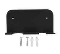 Coffee Portafilter Handle Hanger | Space Saving Universal Bottomless Holder for 51/54 / 58mm | Adhesive Wall Mount Rack for Home/Expert | Aluminum Alloy Sturdy Easy Install (Negra)