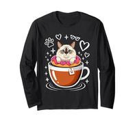 Coffee Ragdoll Cat Donut Manga Larga