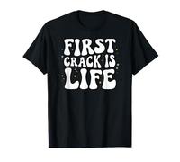 Coffee Roaster First Crack Is Life Retro Roasting Design Camiseta