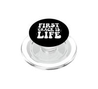 Coffee Roaster First Crack Is Life Retro Roasting Design PopSockets PopGrip para MagSafe