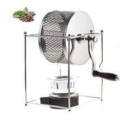 Coffee Roaster Machine,Hand Operated Bean Dryer,Raw Bean Capacity 100-300G,Diamond Grid Design,Prevent Falling,Suitable For Roasting Coffee Beans At Home, LJJY-KK