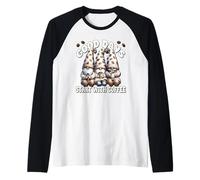 Coffee Sayings For Women Good Days Start with Coffee Gnomes Camiseta Manga Raglan