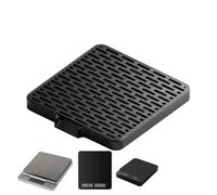 Coffee Scale Drip Tray - Self Draining Espresso Prep Spill Control Pad | Splash Proof Coffee Scale Drip Catcher, Liquid Spill Platforms for Espresso Machine | for Home Brewing Kitchen Morning