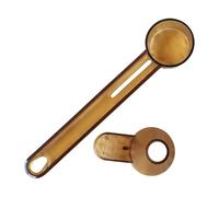 Coffee Scoop, Long Handle Spoon, Clear Leak Proof Design, Multi Powder Measuring Tool, Kitchen Measuring Scoops, Coffee Scoop for Powder Measurings Use 7.68x1.77x1.97 Inches