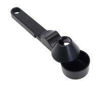 Coffee Scooper - ABS 19.5x4x4.5cm | Tea Sugar Shovel With Funnel Measure Scoop| Powder Spoon Kitchen Measuring Tool For Flour Sugar Seasoning Tea Food Storage Cafe Restaurant Use