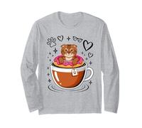 Coffee Scottish Fold Donut Manga Larga
