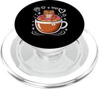 Coffee Scottish Fold Donut PopSockets PopGrip para MagSafe