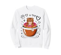 Coffee Scottish Fold Donut Sudadera