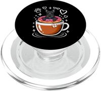 Coffee Scottish Terrier Donut PopSockets PopGrip para MagSafe