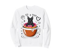 Coffee Scottish Terrier Donut Sudadera
