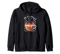 Coffee Scottish Terrier Donut Sudadera con Capucha