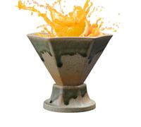 Coffee Set,Ceramic Handmade Triangle Cone en forma retro - 170ml Ceramic Tmuch nor too little, this triangular porriangle cono en forma retro hecho a mano para el hogar